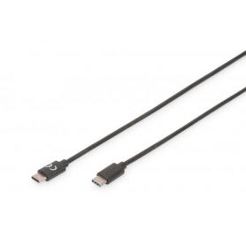 USB Type-C connection cable, type C to C M/M, 1.8m, 3A, 480MB, 2.0 Version, bl