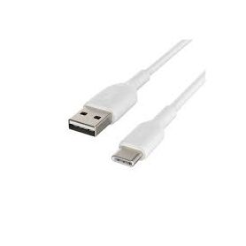 USB-A to USB-C Cable 1M White