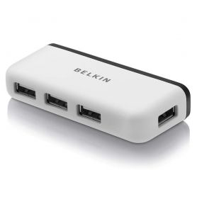 Belkin Travel - Hub - 4 x USB 2.0 - desktop