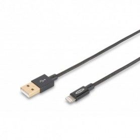 HDMI High Speed connection cable, type A, rotating M/M, 5.0m, w/Ethernet, Ultra-HD, cotton, gold, si/bl