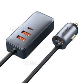 Dual USB-C Car Charger, Input 12-24V, 35W Output. USB-A 5V/1A, USB-C 5V/3A, 9V/3A, 12V/2A, 20V/1.5A, black