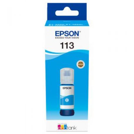 Epson 113 EcoTank Pigment Cyan ink bottle - C13T06B240