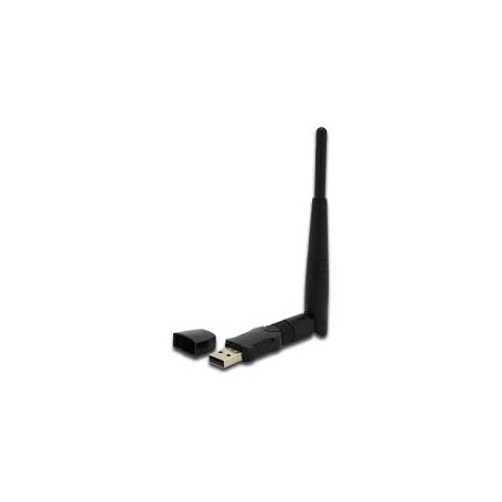 Wireless 300N USB 2.0 adapter, 300Mbps Realtek 8192 2T/2R, external Antenna, with WPS button