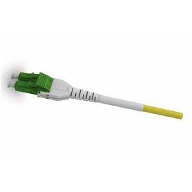 FO uniboot patch cord, 2.0 mm, duplex LC to LC, MM OM3 50/125 u, 1 m