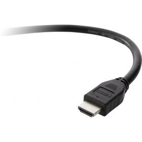 Belkin Standard - Cabo HDMI - HDMI (M) para HDMI (M) - 1.5 m - proteção dupla - preto - suporte de 4K