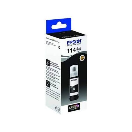 Epson 114 EcoTank Pigment Black ink bottle  - C13T07A140
