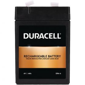 Battery UPS  Lead acid - Duracell 6V 4Ah VRLA Security Battery DR4-6