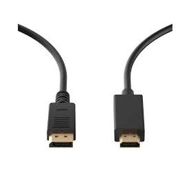 EWENT Cabo Adaptador DisplayPort para HDMI 1.2, gold-plated, 1.8m - EC1431