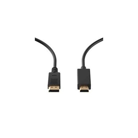 EWENT Cabo Adaptador DisplayPort para HDMI 1.2, gold-plated, 1.8m - EC1431