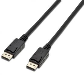 DisplayPort connection cable, DP M/M, 10.0m, w/interlock, Full HD 1080p, bl