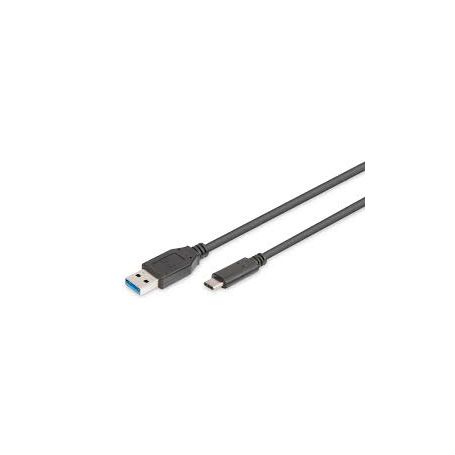 USB Type-C connection cable, type C to C M/M, 1.0m, full featured, Gen2, 5A, 10GB,, 3.1 Version, CE, bl