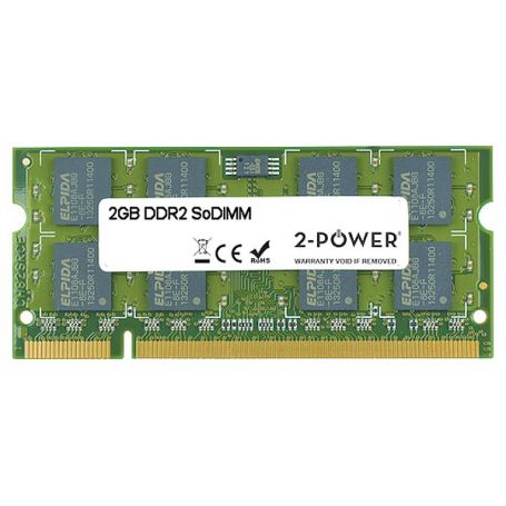 Memory soDIMM 2-Power - 2GB DDR2 800MHz SoDIMM 2P-V000122220