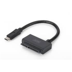 USB Type C - SATA 3 Cable, 2.5' SSD/HDD chipset. NS1068X, 5Gbps (USB 3.1), 6 Gbs (SATA), black