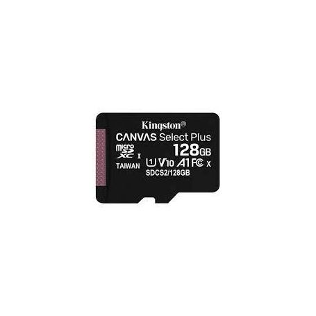 Kingston Micro SDXC 128GB Canvas Select Plus 100R A1 C10 Card - SDCS2/128GBSP