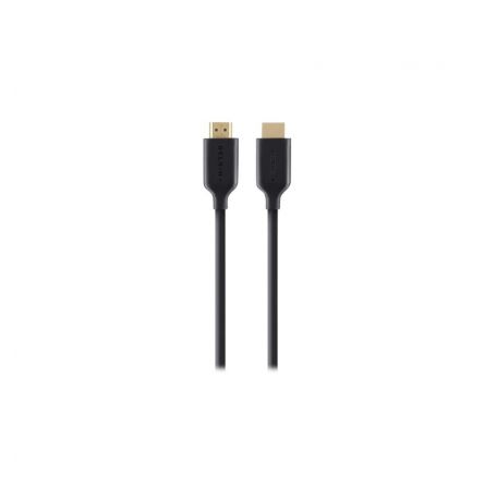 Belkin High Speed HDMI Cable with Ethernet - HDMI com cabo Ethernet - HDMI (M) para HDMI (M) - 1 m - suporte de 4K