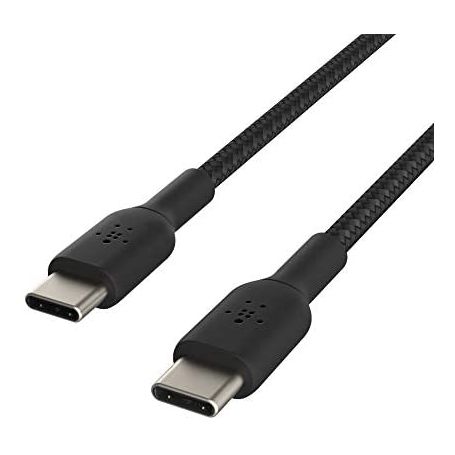 USB-C to USB-C Cable Braided 1M Black