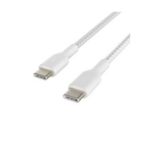 USB-C to USB-C Cable Braided 1M White