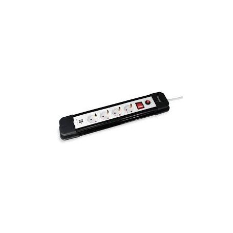 Equip 4-Outlet Power Strip with 2 x USB  - 245553