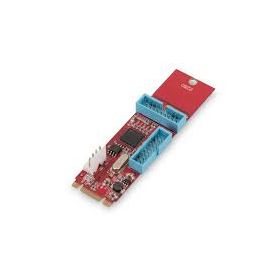 PCIe adaptercard NGFF(M.2) to 2ports 19pin USB3.0 Connects NGFF B or M Key motherboard to USB device, up to 5.0Gb/s