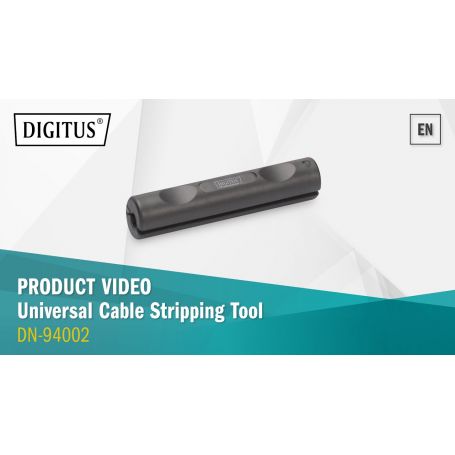 DIGITUS Universal Stripping Tool for multiconductor cable, AWG 22-23