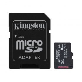 Kingston Micro SDHC 16GB Industrial C10 A1 pSLC Card + SD Adapter  - SDCIT2/16GB