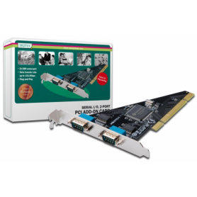 Serial I/O, 2-Port, PCI Add-On Card 2 X DB9 M , Slot Bracket SUN1989 chipset