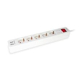 Equip 5-Outlet Power Strip with 2 x USB  - 245554