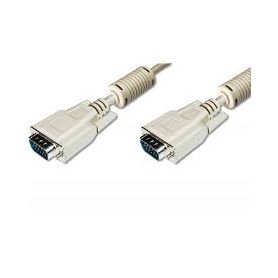 VGA Monitor connection cable, HD15 M/M, 20.0m, 3Coax/7C, 2xferrite, be
