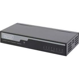 8-Port Fast Ethernet Desktop Switch 8-port 10/100Base-TX metal case, fanless
