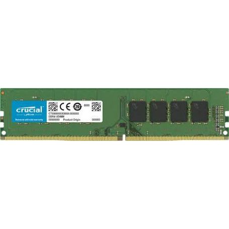 Crucial - DDR4 - 4 GB - DIMM 288-pin - 2400 MHz / PC4-19200 - CL17 - 1.2 V - unbuffered - sem ECC
