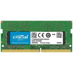 Crucial - DDR4 - 4 GB - SO DIMM 260-pinos - 2400 MHz / PC4-19200 - CL17 - 1.2 V - unbuffered - sem ECC