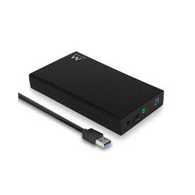 EWENT Caixa Externa para HDD SATA de 3.5'' USB 3.2 de 1ª geração (USB 3.0) com montagem sem parafusos - EW7056