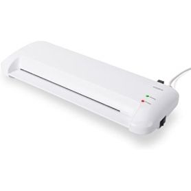 Laminator, A4 80-125 Mic, Heating. Mica Plate, Plastic housing, white color