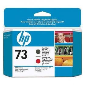 HP 73 Matte Black and Chromatic Red Printhead - CD949A