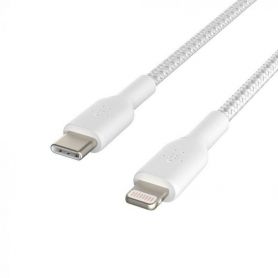 Lightning to USB-C Cable Braid 1M White