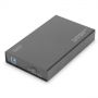 USB 3.0-SATA 3 SDD/HDD Enclosure, 3.5' 3.5' & 2.5' SSD/HDD Aluminum hosuing, w. PSU