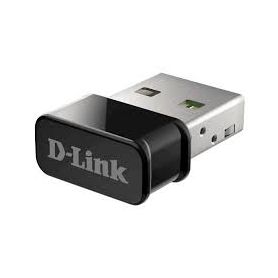 D-link Wireless AC1300 MU-MIMOWave 2 Nano USB Adapter, 2.4GHz / 5GHz dual band AC USB adapter - DWA-181