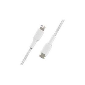 Lightning to USB-C Cable Braid 2M White