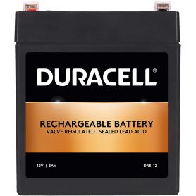 Battery UPS  Lead acid - Duracell 12V 5Ah VRLA Security Battery DR5-12