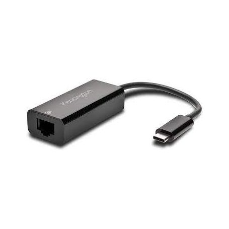 Kensington CA1100E USB-C to Ethernet Adapter - Adaptador de rede - USB-C 3.1 - Gigabit Ethernet x 1