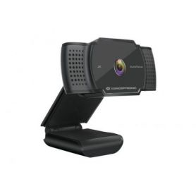 Conceptronic AMDIS 2K Super HD Autofocus Webcam with Microphone - AMDIS02B