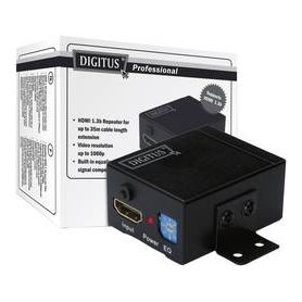 DIGITUS HDMI High Speed Repeater Video Resolution 1080p, Bandwidth 225MHz wall mountable
