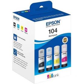 Epson 104 EcoTank 4-colour Multipack - C13T00P640