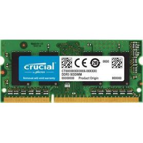 Crucial -DDR3 -4 GB -SO DIMM 204-pinos -1600 MHz/PC3-12800 -CL11 -1.35 V -unbuffered -sem ECC