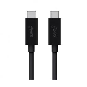 Belkin - Cabo USB - USB-C (M) para USB-C (M) - 5 A - 1 m - suporte de 4K - preto