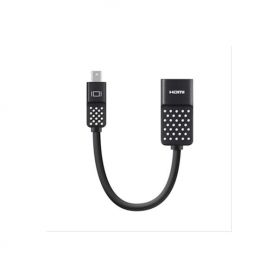 Belkin Mini DisplayPort to HDMI Adapter, 4k -Adaptador de vídeo -DisplayPort/HDMI -Mini DisplayPort (M) para HDMI (F) -12.7 cm