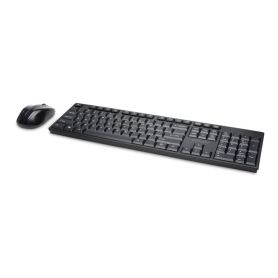 Kensington Pro Fit Low-Profile Desktop Set - Conjunto de teclado e rato - sem fios - 2.4 GHz - Espanhol - preto