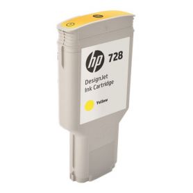 HP728 300-ml Yellow InkCart - F9K15A