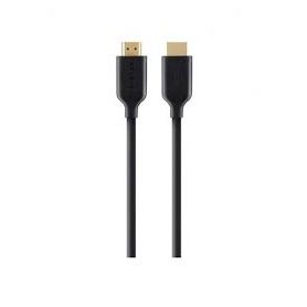 Belkin High Speed HDMI Cable with Ethernet - HDMI com cabo Ethernet - HDMI (M) para HDMI (M) - 5 m - preto - suporte de 4K