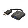 ADAPTADOR EWENT EW9864 HDMI (M)  VGA (F) C/ AUDIO